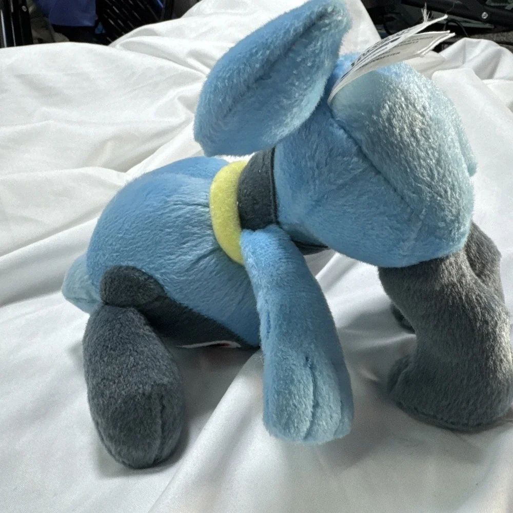 Pokemon Takara Tomy Sitting Riolu Plush 7